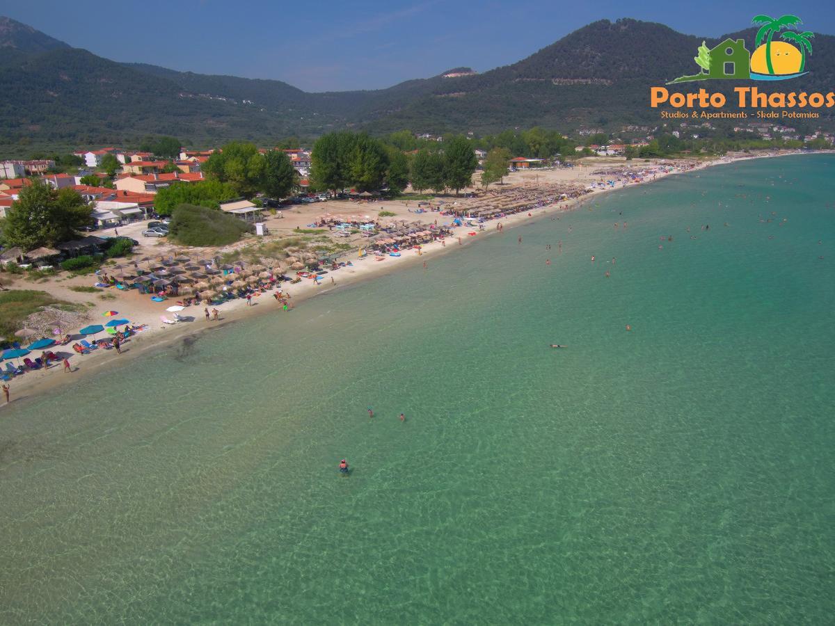 Porto Thassos Apartments & Studios スカラ・ポタミアス エクステリア 写真